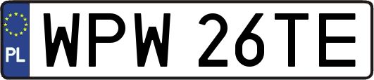 WPW26TE