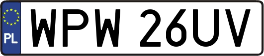 WPW26UV