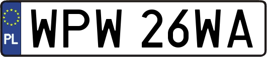 WPW26WA