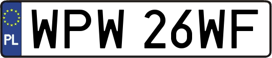 WPW26WF