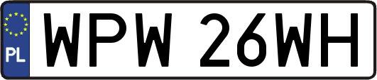 WPW26WH