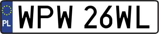 WPW26WL
