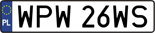WPW26WS