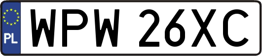 WPW26XC