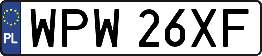 WPW26XF