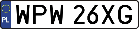 WPW26XG