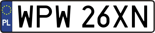 WPW26XN