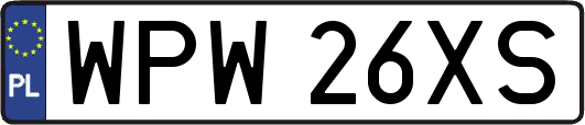 WPW26XS