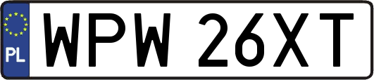 WPW26XT