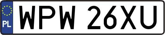 WPW26XU
