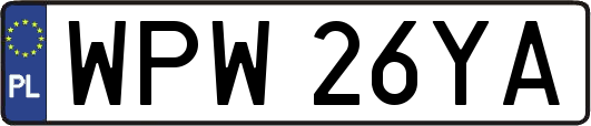 WPW26YA