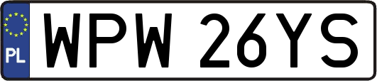 WPW26YS