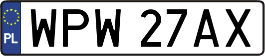 WPW27AX
