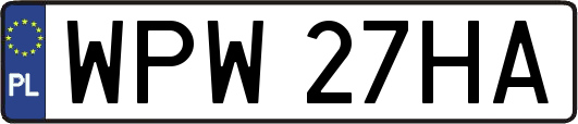 WPW27HA
