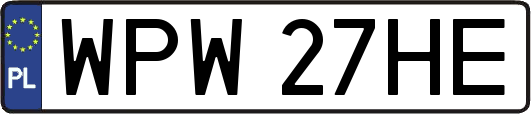 WPW27HE