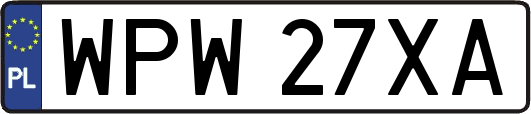 WPW27XA