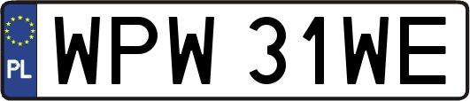 WPW31WE