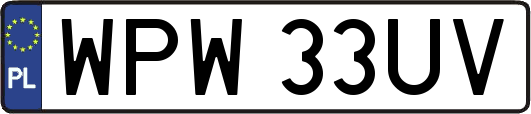 WPW33UV