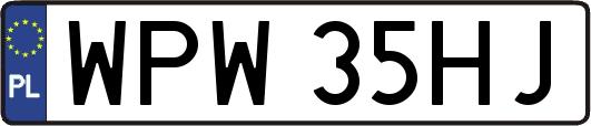 WPW35HJ