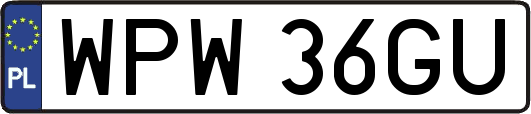 WPW36GU