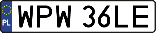 WPW36LE