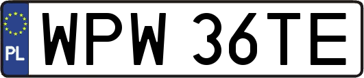 WPW36TE