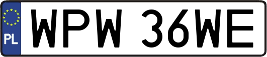 WPW36WE