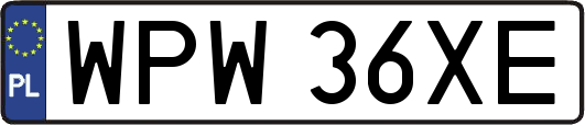 WPW36XE
