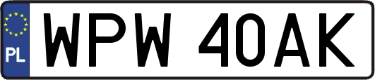 WPW40AK