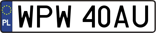 WPW40AU