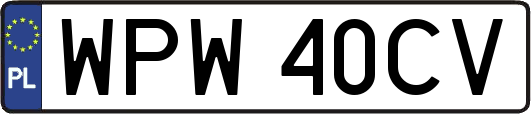 WPW40CV