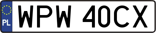 WPW40CX