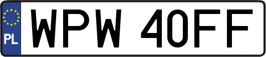 WPW40FF