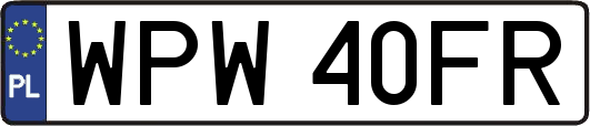 WPW40FR