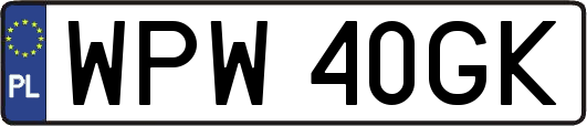 WPW40GK