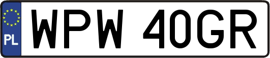 WPW40GR