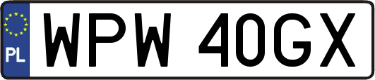 WPW40GX