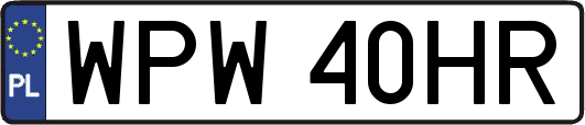 WPW40HR