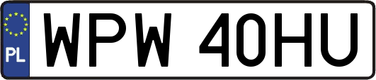 WPW40HU