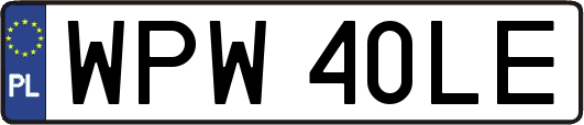 WPW40LE