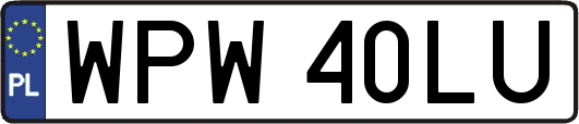WPW40LU