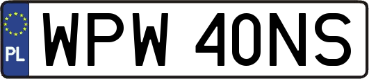 WPW40NS