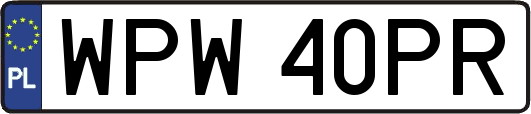 WPW40PR