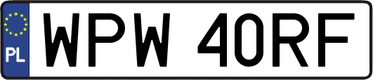 WPW40RF