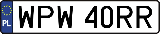 WPW40RR