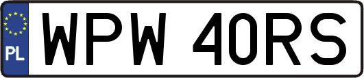 WPW40RS