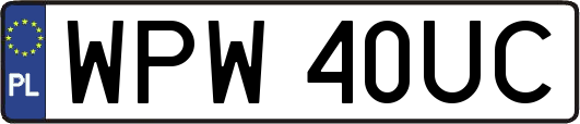 WPW40UC