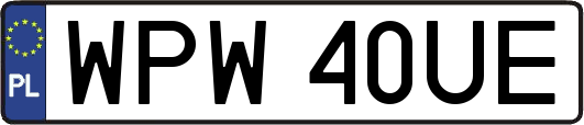 WPW40UE