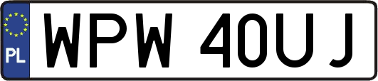 WPW40UJ