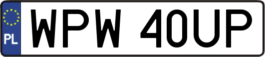 WPW40UP